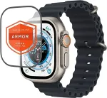 FIXED | Armor Tempered Glass for Apple Watch Ultra 49mm/Ultra 2 49mm | Black