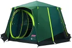 Coleman dome tent Cortes Octagon 8 Blackout&nbsp;(dark green, model 2020)