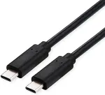 VALUE 11.99.9092 USB cable USB4 Gen 3x2 0.8 m USB C Black