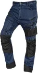 NEO TOOLS Spodnie robocze DENIM, wzmocnienia Oxford, granatowe, rozmiar XXXL