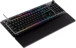 Klaviatuur CORSAIR SKIFF 100 PLUS Wired RGB Membrane Gaming Keyboard, 10-Zoned RGB LED