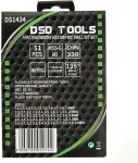DSDTOOLS 51 tk. insenerterase HSS meeterm&otilde;&otilde;dus puuride komplekt 1 mm - 6 mm DS1434