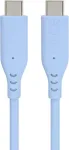 PREMIUMCORD silicone USB-C 60W, blue, 1.5m