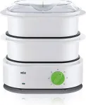 Braun Tribute Collection FS 3000 Dampfgarer wei&szlig;/gr&uuml;n (0X22311001)