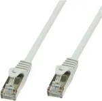 Logilink - Patch-Kabel - RJ-45 (M) - RJ-45 (M) - 15 m - Foiled Unshielded Twisted Pair (F/UTP) - CAT 5e - Grau (CP1102S)
