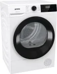 Gorenje Dryer Machine | DHNE82 | Energy efficiency class Class D | Front loading | 8 kg | LED | Depth 55 cm | White