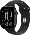 APPLE Watch 12 5G 42mm Black Alu, Black Sport Band - S/M