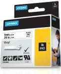 DYMO Rhino Hei&szlig;schrumpfschlauch 24mmx1.5m schwarz->wei&szlig;