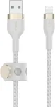 Belkin PRO FLEX LIGHTNING/USB-A SILICO USB-A SILICONE CABLE APPLE CERTI