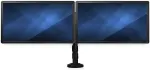 Startech .com Dual-Monitor-Arm Halterung - F&uuml;r bis zu 68,60cm (27) -Monitore - Flaches Design - Tischhalterung oder T&uuml;llenloch-Monitorhalterung - Aufstellung f&uuml;r 2 Monitore - Kunststoff, Aluminium, Stahl - Schwarz - Bildschirmgr&ouml;&szlig;e: 33-68.6 cm (13-27 ...
