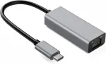 IBOX IACRJ Aluminum RJ45 to USB Type-C adapter 10/100/1000 Mb/s