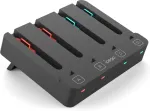NONAME iPega SW2081 Charging Station for JoyCon Controllers Nintendo Switch 1/2 Black