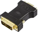 DELTACO DVI adapter analog DVI - analog VGA, ha - ho, black / DVI-4