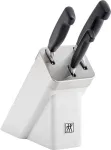 Zwilling FOUR STAR Zestaw 3 noży w bloku samoostrzącym biały