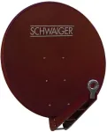 SCHWAIGER SPI085PR011 - 10,7 - 12,75 GHz - Offset - 0 - 80&deg; - Rot - Aluminium - Stahl (SPI085PR011)