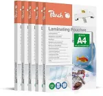 Peach Laminierfolien A4 216x303mm 80mic 5x100 Folien