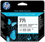 Tooner Hp Hewlett-Packard 771 - Druckkopf Hellgrau, Photo schwarz (CE020A)