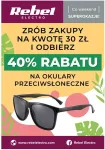 Rebel Electro poster - Promotion on glasses