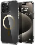 SPIGEN ACS06579 mobile phone case 17 cm (6.7") Cover Gold, Transparent