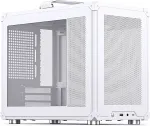 Korpus Jonsbo PC case C6 MAX, Mini, Micro-ATX, Tempered Glass - White