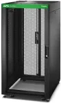 Apc Easy Rack 600mm/24U/800mm with Roof Side panel castors feet and 4 Brackets No Bottom black