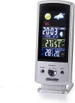 MESKO | MS 1177 | Black | Colorful Digital Display | Weather station
