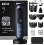 Braun All-in-One Series 7 AIO7580 Trimmer Sort Bl&aring;