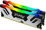 M&auml;lu Kingston Technology Kingston FURY Renegade/DDR5/32GB/7600MHz/CL38/2x16GB/RGB/Black/Silv