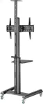 GEMBIRD Floor stand TV Aluminum with wheels 37-70' inch Black