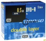 Toorikud Intenso DVD+R 8,5GB 5pcs JewelCase DOUBLE LAYER