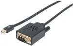 Manhattan - Videokonverter - Mini DisplayPort - VGA - Schwarz (152167)