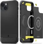 Spigen Kaitse&uuml;mbris Rugged Armor MagFit, Apple iPhone 14 Plus, must, MagSafe,