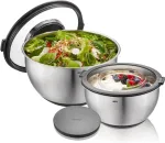 Gefu SET OF 2 BOWLS WITH LID MUOVO G-35055