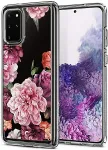 Spigen Kaitse&uuml;mbris Ciel, Samsung Galaxy S20+, roosa lilleline,