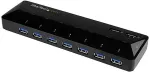 StarTech .com 7-Port USB3.0 Hub plus Dedicated Charging Ports - 2 x 2,4A Ports - USB-Umschalter f&uuml;r die gemeinsame Nutzung von Peripherieger&auml;ten - 7 x SuperSpeed USB3.0 - Desktop (ST93007U2C)