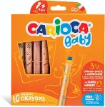 Carioca Rasvakriidid Baby 3in1, 1+, 10 tk