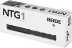 RODE R&Oslash;DE NTG1 microphone Black Digital camcorder microphone