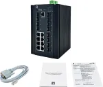 LevelOne Switch 20x GE IGU-2072 8x 1GbE.8x 2.5GbE SFP sw