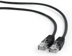 GEMBIRD PATCH CABLE CAT5E UTP 1M/BLACK PP12-1M/BK