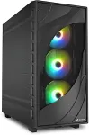 Korpus SHARKOON REBEL C80M RGB Midi Tower Black