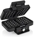 Tristar Waffle maker | WF-1165 | 1000 W | Number of pastry 2 | Belgium | Black