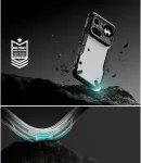 Ringke Kaitse&uuml;mbris Fusion X, Nothing Phone (4a) Pro, l&auml;bipaistev musta &auml;&auml;rega,