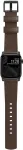 No name Kellarihm Modern Band, Apple Watch Ultra 3 / Ultra 2 / Ultra (49 mm) / Series 11 / 10 / 9 / 8 / 7 / 6 / 5 / 4 / SE 3 / SE (2024/2023/2022) / SE (42 / 44 / 45 / 46 mm), pruun/must, naturaalsest nahast, Nomad