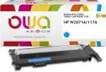 Tooner Armor OWA toner compatible with HP W2071A, 117A, 700st, blue/cyan