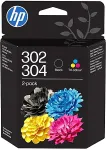 Tooner Hp 302/304 Tri-color/Black Ink Crtg 2-Pk