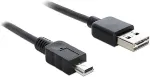 DeLOCK USB Kabel A -> Mini-B St/St 5.00m sw Easy USB