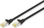 Digitus CAT 6A S/FTP Patchkabel, 10 St&uuml;ck, 5m, schwarz