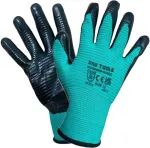 DSDTOOLS XL lateksiga kaetud kindad, pakendis, 12 paari DS1287