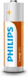 PHILIPS LongLife R6L4B/10, Single-use battery, Zinc-carbon, 1.5 V, Green, 14.5 mm, 14.5 mm