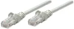 Intellinet - Patch-Kabel - RJ-45 (M) - RJ-45 (M) - 7,5m - UTP - CAT 5e - gepresst, glatt - Grau (319867)